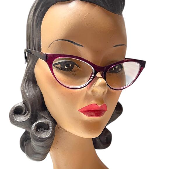 Betsey Johnson +2.00 Reading Glasses Readers 3 Pack Set Cat Eye - Picture 8 of 11
